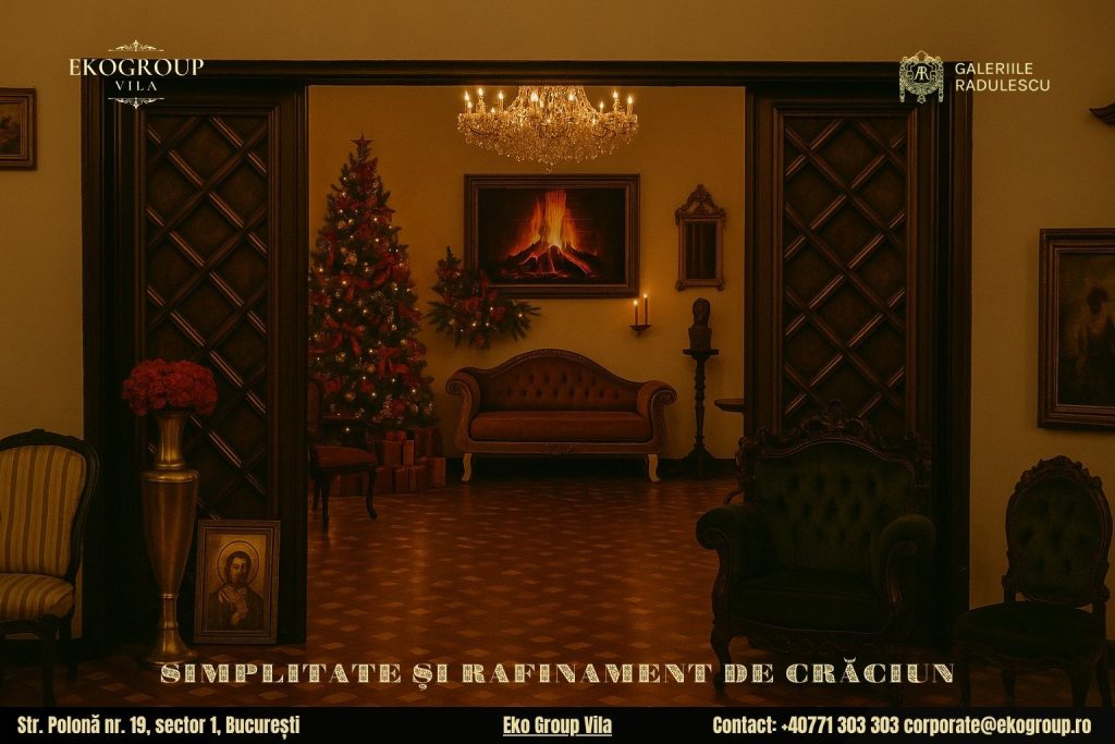Decoratiuni de Craciun inspirate din Craciunul anilor ’30 – o experiență exclusivă la Eko Group Vila